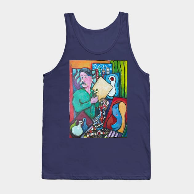 Artist at Work Tank Top by Andrew Carter